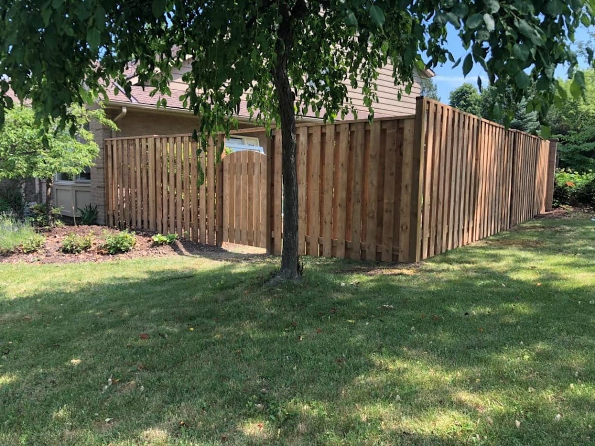 Fence Construction work by a 2026 Service Excellence Award winner