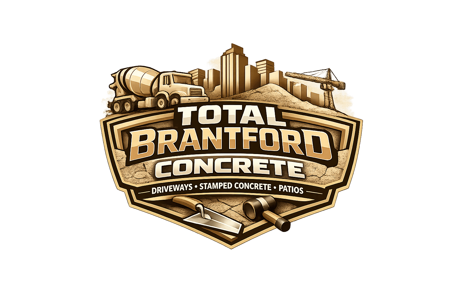 Total Brantford Concrete logo